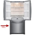 Borracha da Porta Freezer DA63-06541D Refrigerador Samsung RF263BEAESL RF26DEUS1 - Image 2