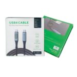 Cabo USB 4.0 Tipo C 240W 40Gbps 8K 60HZ 1,15mt Carregamento Rápido e Exibi??o - Imagem 2