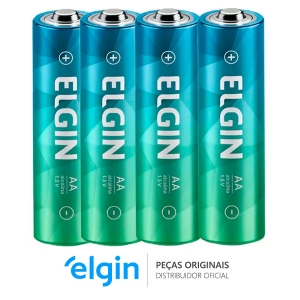 Pilha Alcalina AA LR6 1,5V 4 Unidades Elgin Blister缩略图
