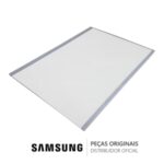 Prateleira Central Deslizante de Vidro DA97-16284B Refrigerador Samsung RT46K6261 RT46K6361