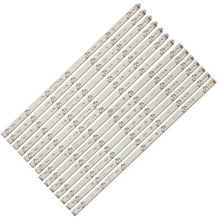 Led Bar Kit Tv use for Philips 55" 55PUT6400 LB55072 V1/V0_00 LBM550M0701-KY-4 GJ-2K16-550-D714-V4-L/R led strip