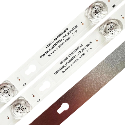 Led Bar Kit Tv use for Tcl 43" OEM43LB06_LED3030F2.1_V1.2 led backlight strips