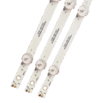 Kit de barras de LEDs para uso com as faixas de luz de fundo de LEDs Philips 43" 9LEDs LB-PM3030-GJD3X3433X9AQH2-Y