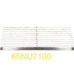 Led Bar Kit use for Samsung 65" 45635A/L1_NU7.1/7.3F5_CDM_S27(2) R1.3_S1C_100/LM41-00570A/V8N1-650SM0 180322/E251781/YLH-6 94V-0/LM41-00614A/BN96-45635A LED STRIPS - Image 2