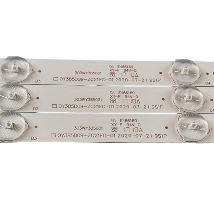 Led Bar Kit use for 39" Philco PTV39N87D 0Y385D09-ZC21FG-01 2015-08-14
9S1P LED STRIP