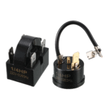 2pins 12 Ohms Refrigerator Ptc Starter Relay Black - Image 2