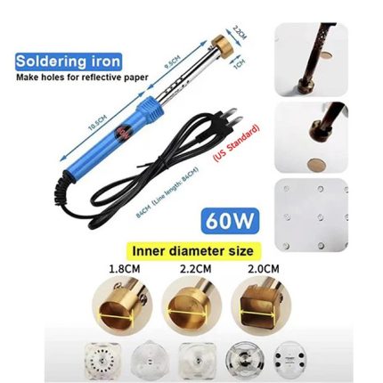 LED TV reflective paper hole opener soldering iron