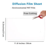 Película difusora de TV LED Película difusora de luz de fundo LCD