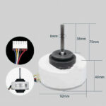 Air Conditioner Fan Motor DC brushless Motor WZDK30-38G RD-310-30-8T - Imagem 2