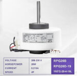 Air Conditioner Fan Motor DC brushless Motor 20W RPG20B(RPG20D-19) 208/230V 60HZ 20W 4P 0,218A - Image 2