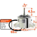 Air Conditioner Fan Motor DC brushless Motor ARNU21GTQC4 ARNU15GTQC4 ARNU18GTQA4 EAU63363401 SIC-69FV-F143-1 - Image 2