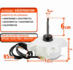 Air Conditioner Fan Motor DC brushless Motor S4UW18KL3WA A2UW18GFAC A3UW21GFAC EAU57945708 ZKFN-43-8-20L-1 - Image 2