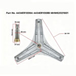 Washing Machine Drum Spider Arm Washer and Dryer Bearing Axle Tripod Shaft 4434ER1008A - Image 2