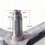 Washing Machine Drum Spider Arm Washer and Dryer Bearing Axle Tripod Shaft TG100-1411DG-30 - Image 2