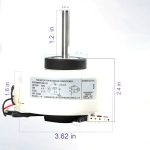 Air Conditioner Fan Motor DC brushless Motor 20W RPG20B(RPG20D-19) 208/230V 60HZ 20W 4P 0,218A - Image 3