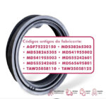 Washer and Dryer Door Rubber Trim Parts MDS55242601 / MDS41955002 - Image 3