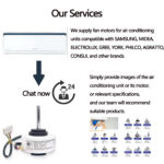 Air Conditioner Fan Motor DC brushless Motor ASUW242CRZ1 S4UW24KERP1 USUQ242CSG3 EAU60905410 - Image 4