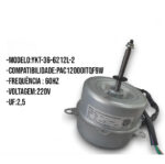 Air Conditioner Fan Motor DC brushless Motor YKT36-6-212L-2 - Image 4